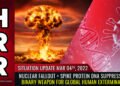 The binary weapon extermination plot becomes clear: mRNA spike protein injections suppress DNA repair, followed by global nuclear events that unleash DNA-damaging radiation