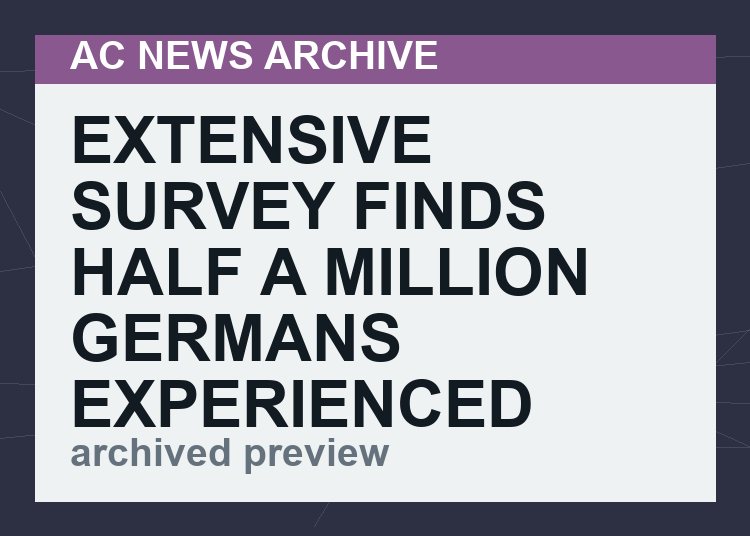 Extensive survey finds half a million Germans experienced severe COVID-19 vaccine injuries