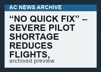 “No Quick Fix” – Severe Pilot Shortage Reduces Flights, Sends Ticket Prices Soaring 
